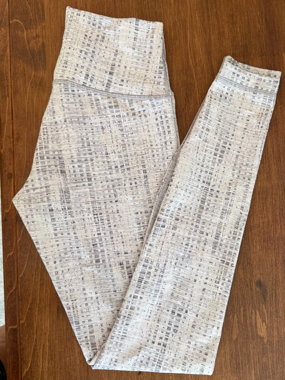 Lululemon Wunder Under High-Rise Tight 28" Grey Action Jacqaurd Leggings Sz 6
